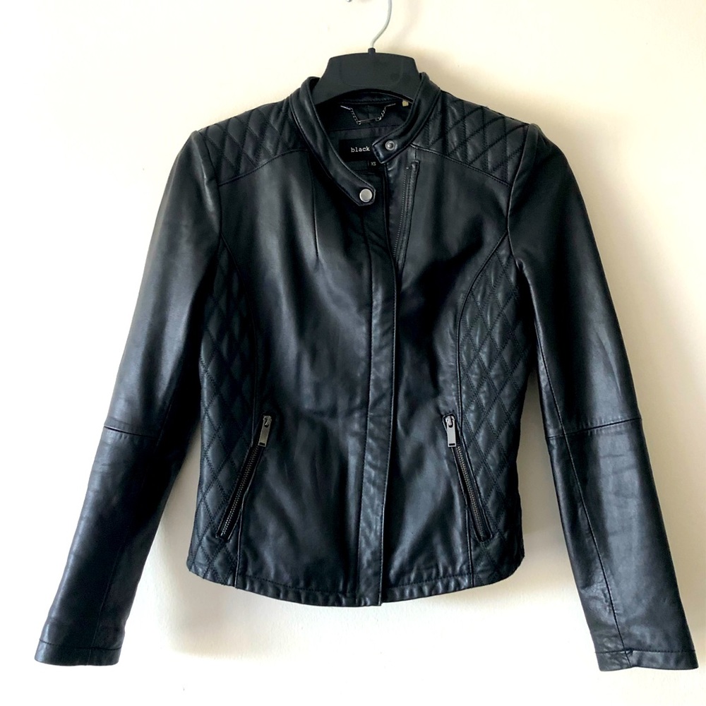 Black Rivet leather jacket for women‘s size XS in excellent condition